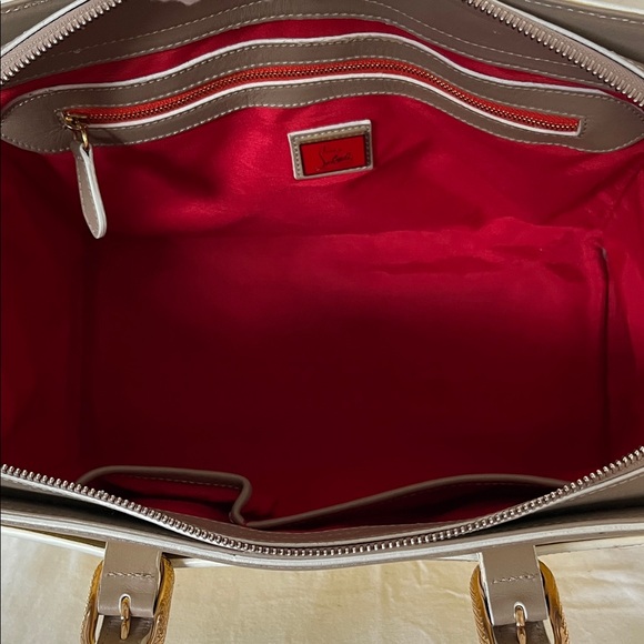 Christian Louboutin Yellow Leather Tote Bag - Picture 6 of 13